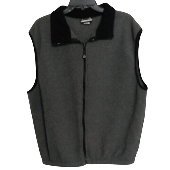 Avalanche Wear Other - Avalanche Wear Men's Fleece Vest‎ X-Large Gray Full Zip Performance Outdoor